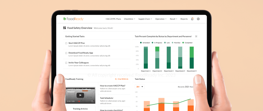 Software for agricultural products GlobalGAP management system